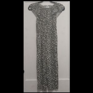 Cheetah Print Short Sleeve Pants Romper - Pants Romper - Animal Print Romper